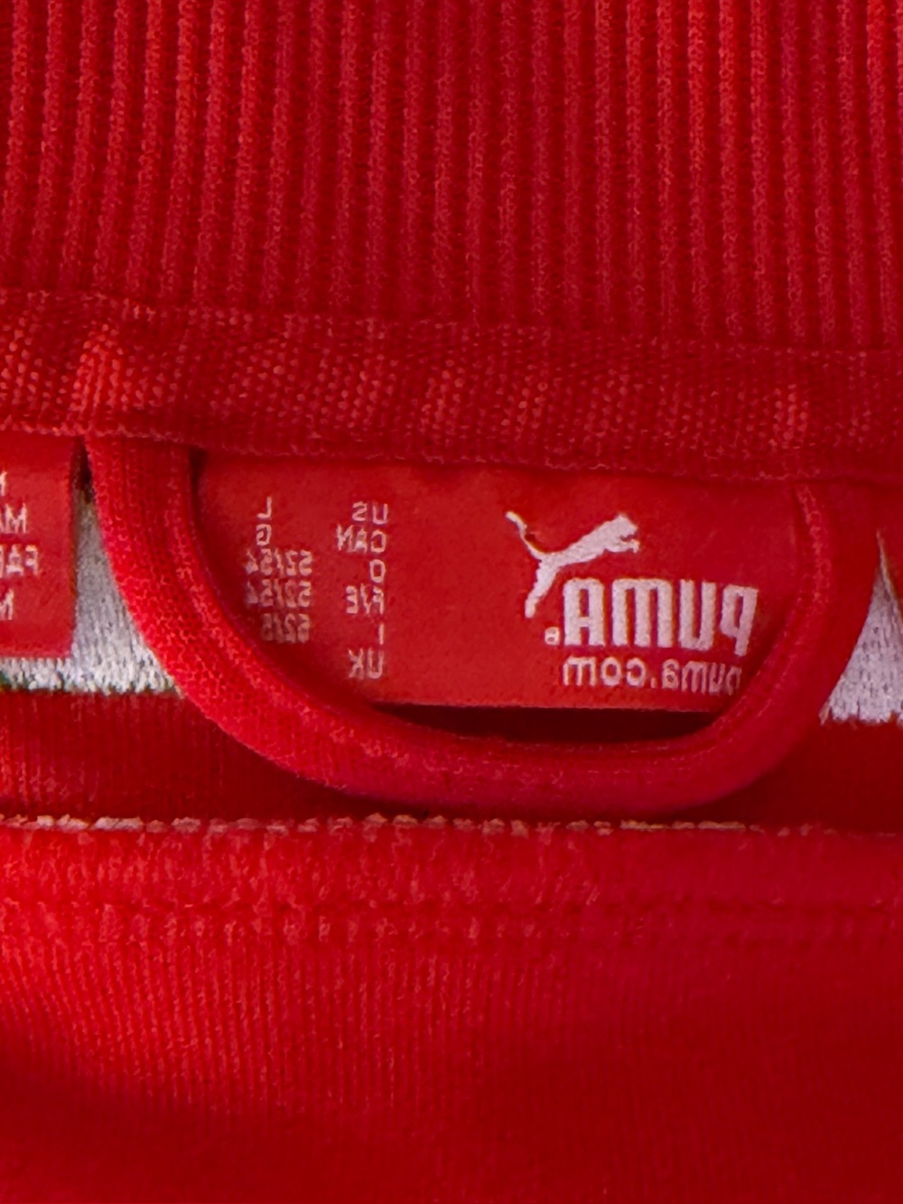 Puma Scuderia Ferrari Red Full Zip Track Jacket Men’s Size: Large - Picture 9 of 9